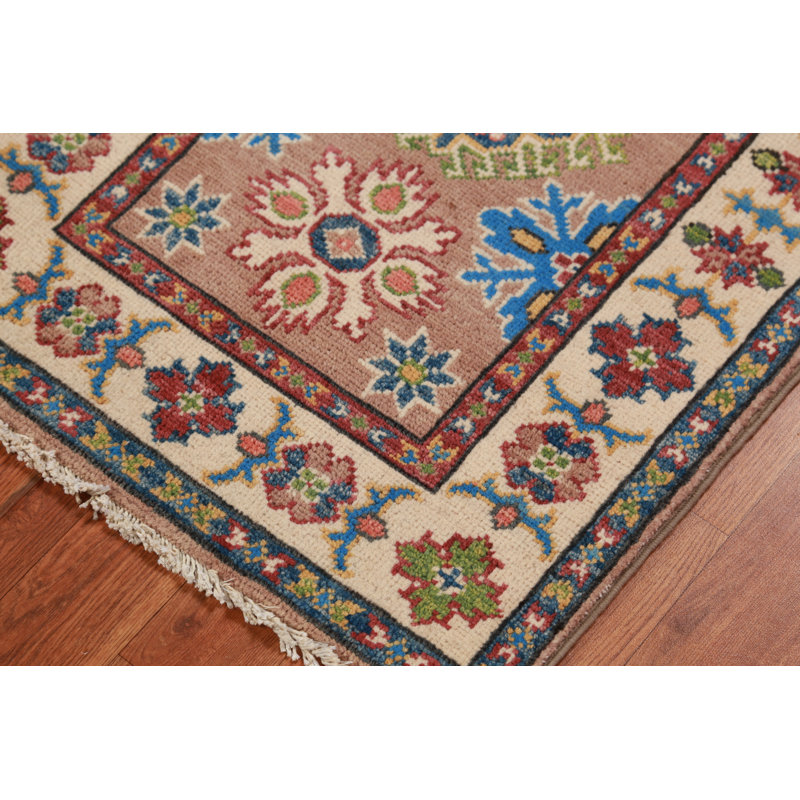 Tapis décoratif géométrique Kazak