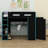 Wood Loft Bed With Desk,Wardrobe,Ample Storage Space,And RGB LED Light-1249196816