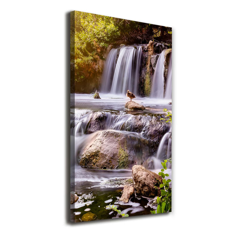 Waterfall - Wrapped Canvas Print