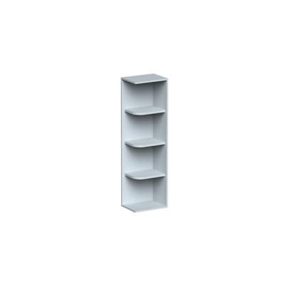 Armoire à tablette murale réversible DL Cabinetry (prête à assembler) de style Shaker l 9 po x H 30 po x P 12 po - bois flottant