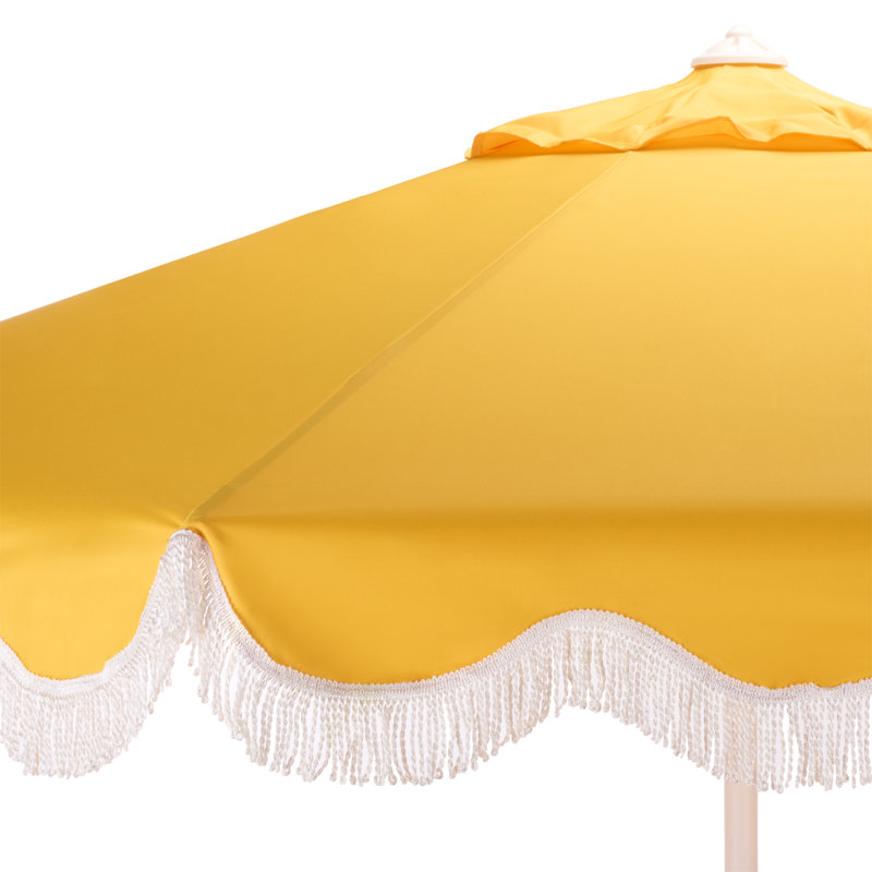 Parasol à manivelle 9 pi Torsa, Jaune