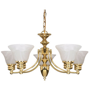 Charmaine 6 - Light Shaded Classic / Traditional Chandelier