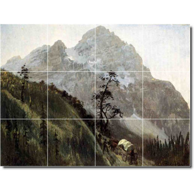 Carreau de céramique décorative 17 po x 12,75 po 4,25 po x 4,25 po