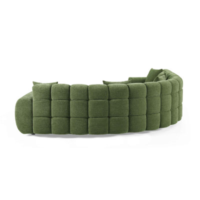 Minimore Modern Style 145.3" W Marigold L Shape Type3 6S Sofa