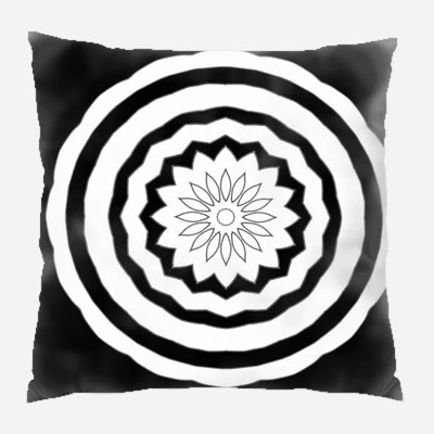 Mandala Throw Pillow