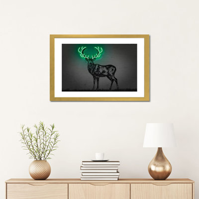 Reproduction d’art, "Deer" par Octavio Mielu