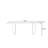 European modern simple rectangular dining table-107242545