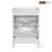 24-inch Bathroom Vanity with Single Sink