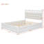 Lit plateforme avec rangement, avec tiroirs et lit gigogne