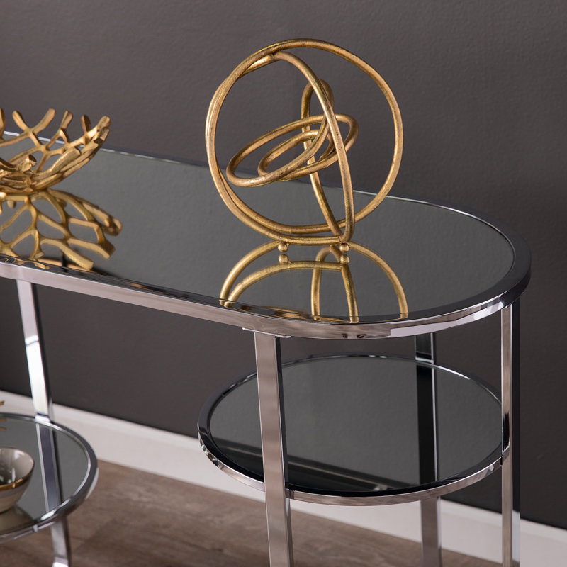 Console à miroir Maxina avec rangement