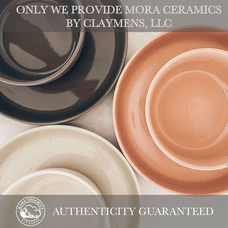 Set of 4 Multicolor Ceramic Microwave Safe Bowls