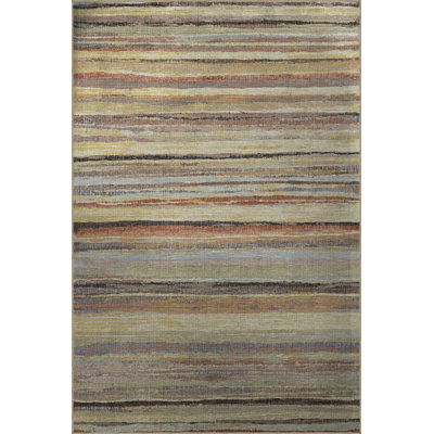 Tapis décoratif moderne et multicolore lavable à la machine