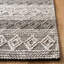 Tapis gris / noir en viscose / laine tissé à la main Natura-825176373