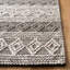 Tapis gris / noir en viscose / laine tissé à la main Natura-825176395