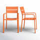 Bette Powder Coated Aluminum Outdoor Stacking Dining Armchair