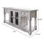 Console en bois massif 55 po Sayne-316450116