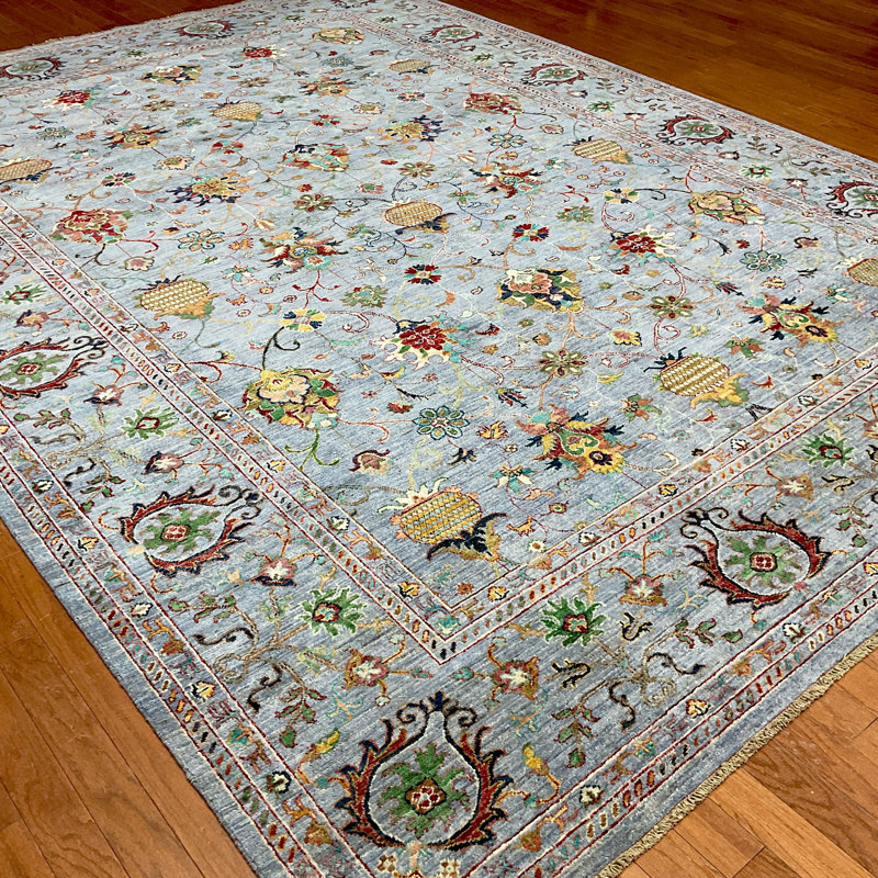 Wool Floral Indoor Rug