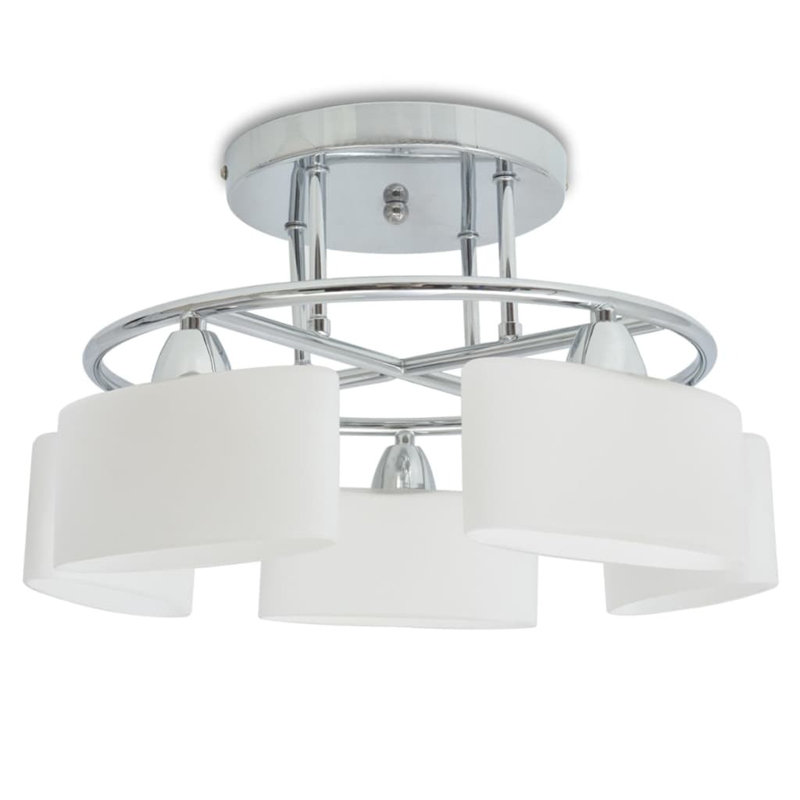 Glass Flush Mount, 5