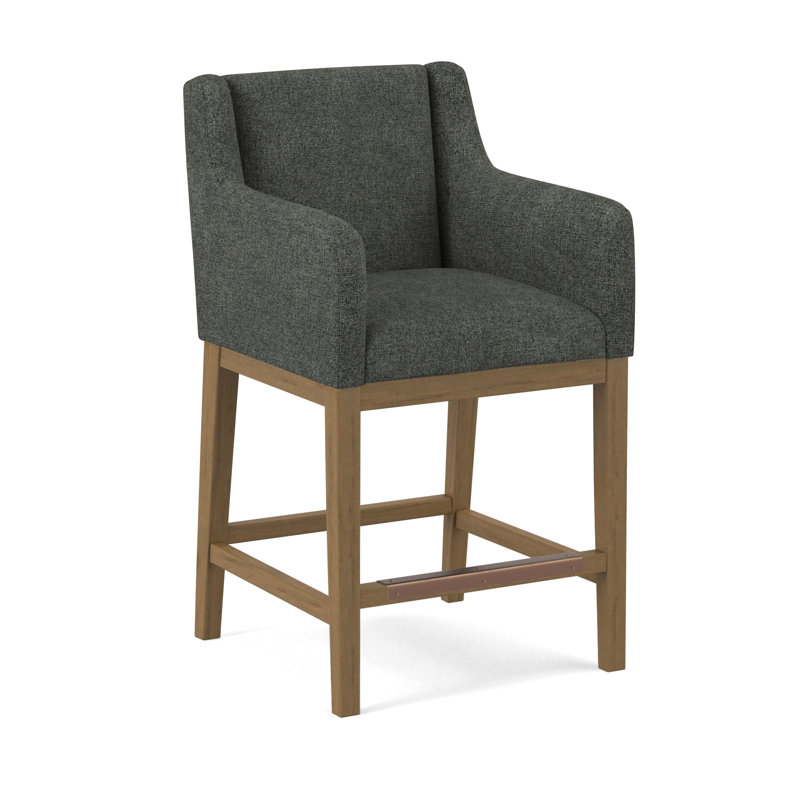 Upholstered Stool, 61379-86, Beachwood