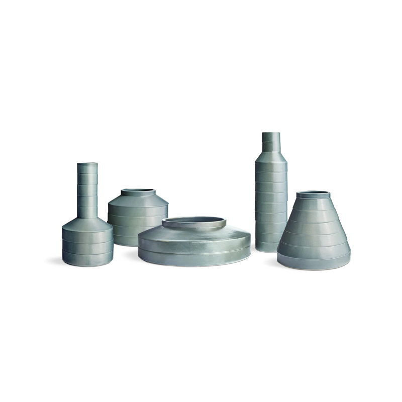 Wonk Ceramic Table Vase, Ocean