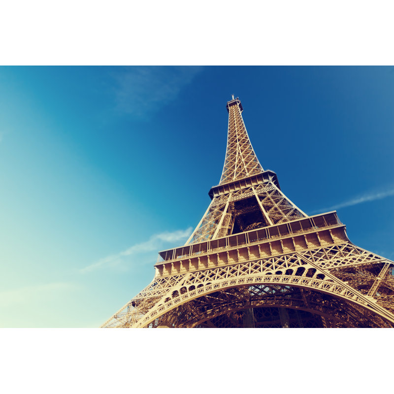 Tour Eiffel, Paris - Photographie sur toile, H 12 po x l 18 po