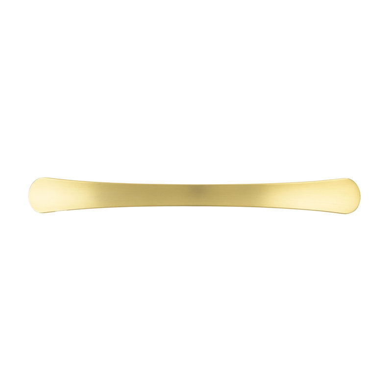 Vale Collection Pull, Brushed Golden Brass, 7 9/16" inch