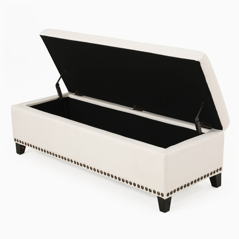 Banc de rangement en tissu Aryahi
