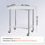 Table de travail en acier inoxydable 24 po x 36 po x 38 po-1418498253
