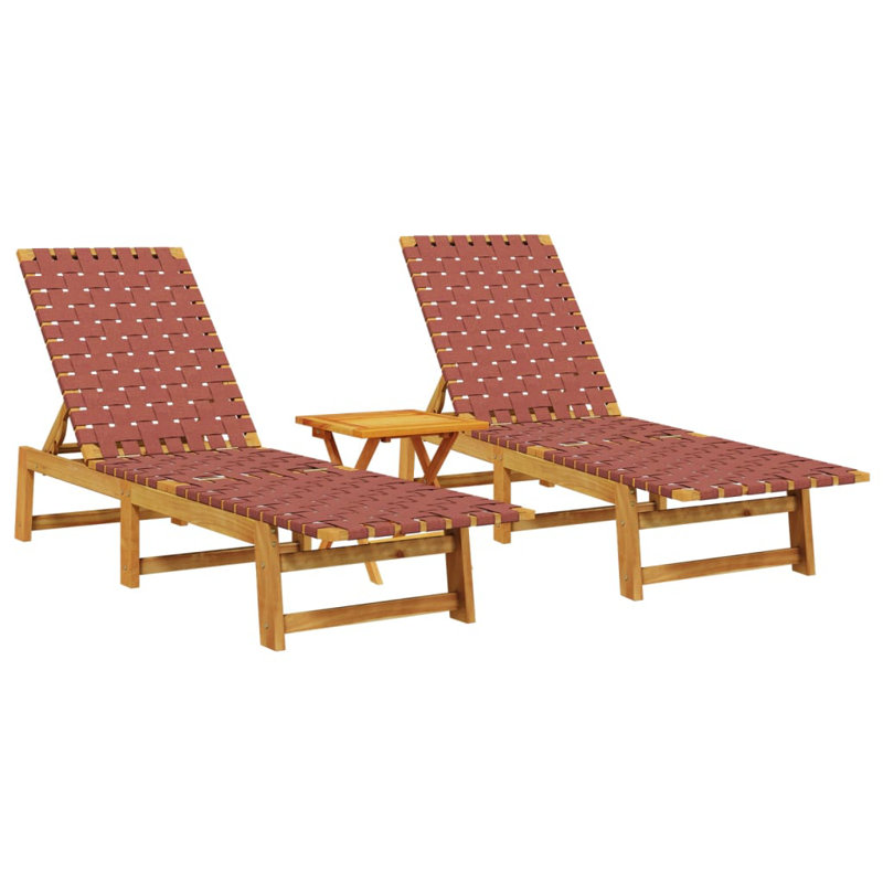 157cm Long Chaise Lounge Set