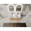 Meuble-lavabo autoportant de 60 po avec lavabo en résine, 4 portes à fermeture douce, chêne original, contreplaqué (KD-PACKING)-169659325