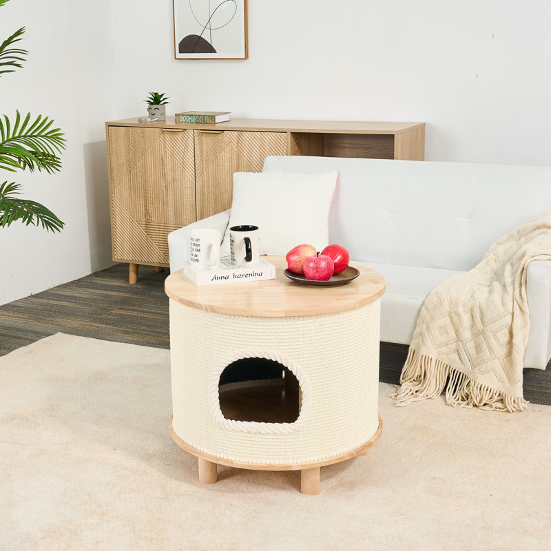 Table basse multifonctionnelle, H 14,57 po x l 15,55 po x P 15,55 po