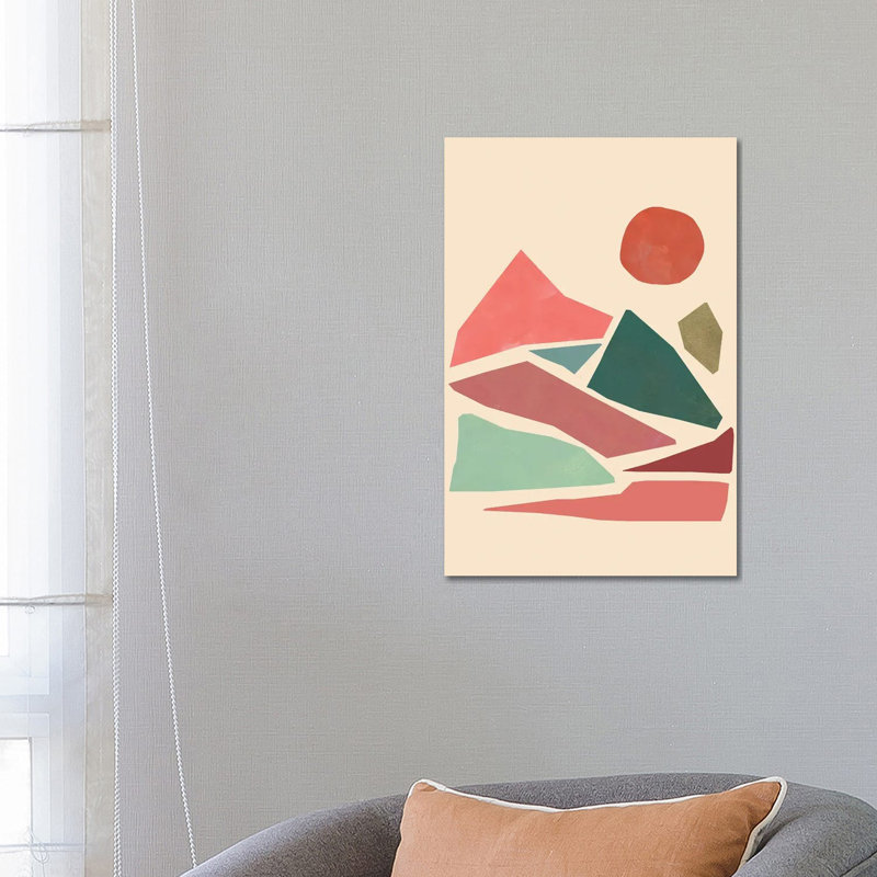 Tectonic Guide II by Jacob Green - Wrapped Canvas Painting, 66.04 cm H x 45.72 cm W