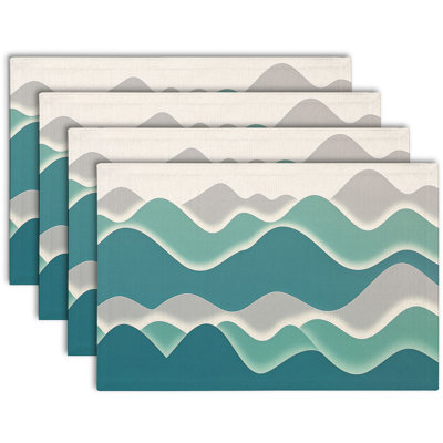 Ensemble de table rectangulaire en polyester