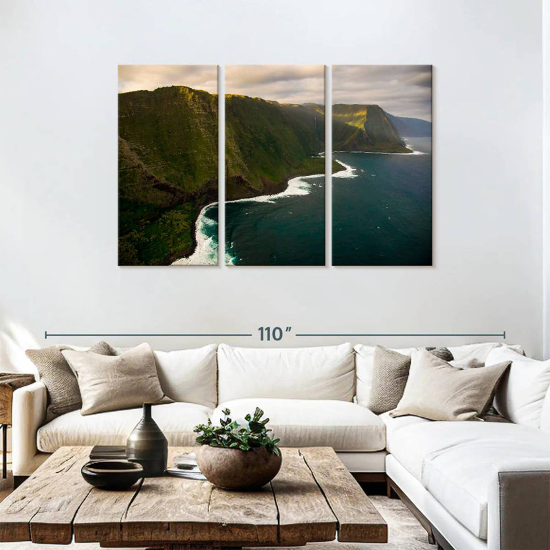 Gillard Molokai Coast Hawaii, 48" H x 74" W