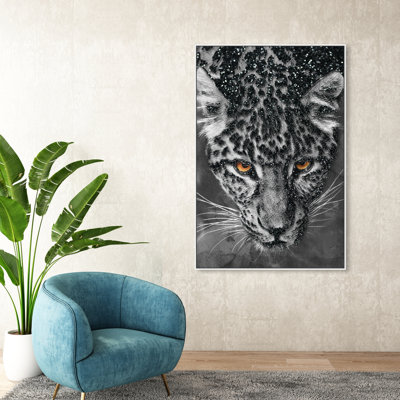" Animals Leopard Spots Glitter Felines "