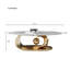 Table basse ovale en faux marbre Cogliandro-323301485