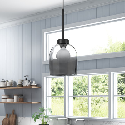 Luminaire suspendu en forme de pot 1 lumière Djordi