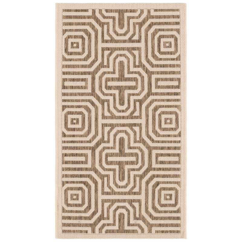 Tapis intérieur / extérieur Arneshia, Rond 5 pi 3 po