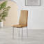Eubanks Modern High Gloss Extendable Dining Table Set with Luxury Faux Leather Dining Chairs-1956121804-1956173314