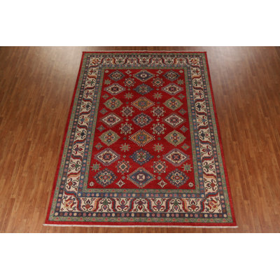 One-of-a-Kind Rectangle 8'11'' x 11'9'' New Age Rectangle Wool Area Rug in Red