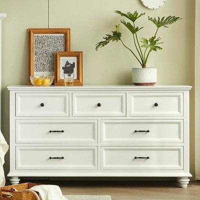 Simple all solid wood seven bucket locker