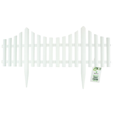 Mornington 23.62 cm H x 12.6 cm W Plastic Lawn Edging Fencing
