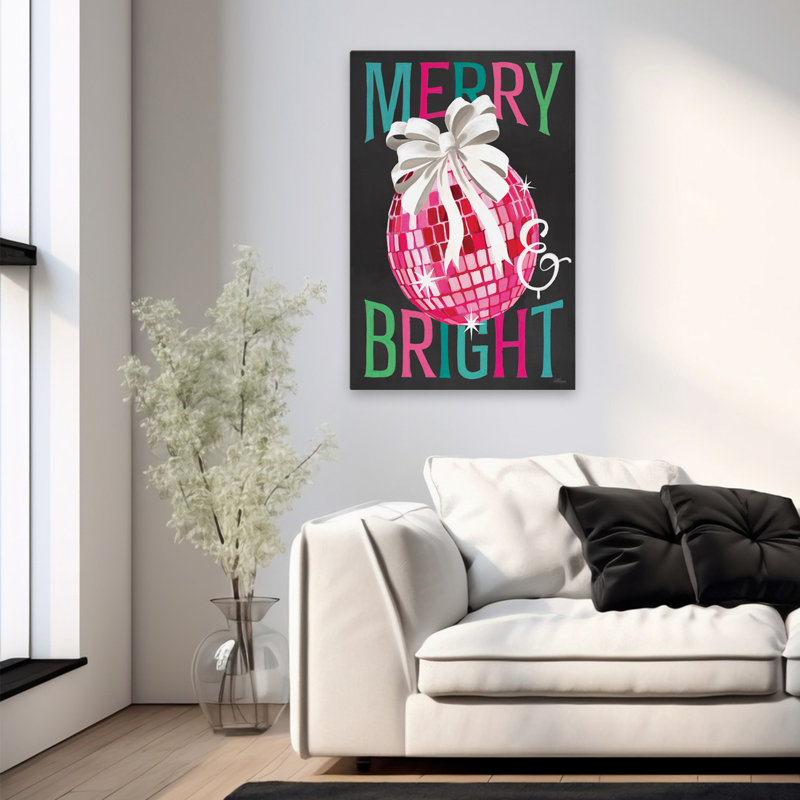 Boule disco Merry & Bright, H 36 po x l 24 po