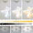 30.7In Ceiling Fan With Lights, Remote Control 3 Color Temperatures,6 Gear Wind Speed Fan Light-1165896371