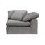 Canapé modulaire en lin avec repose-pieds Naveen