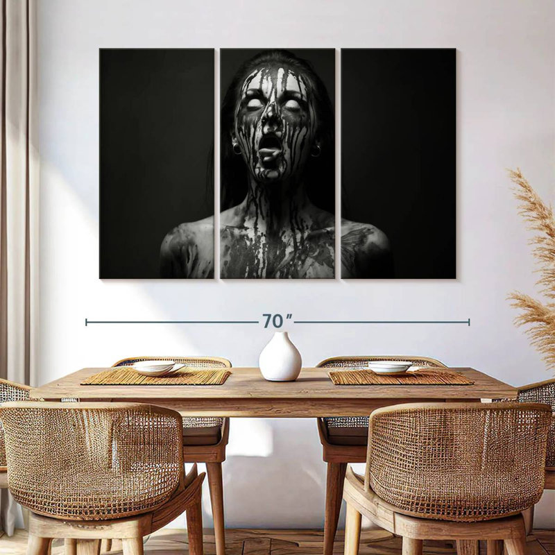 Kelan Female Demon, 42" H x 65" W
