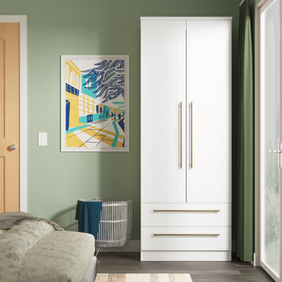 Fully Assembled 2 Door Wardrobe