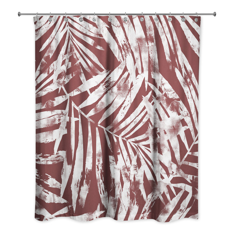 Rideau de douche Rumen, Rouge