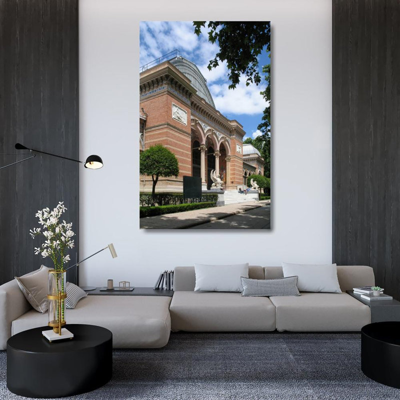 Parc du Retiro, Palais Velasquez, Espagne, H 48 po x l 30 po