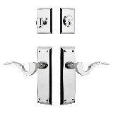 Nostalgic Warehouse New York Entry Set with Manor Lever